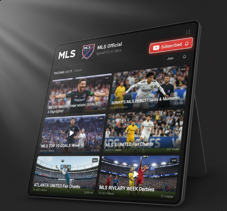 MLS 공식 유튜브 채널 스크린샷