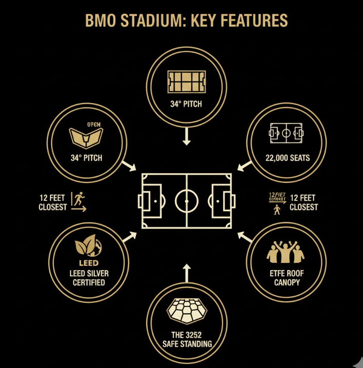 BMO 스타디움의 핵심 특징 
